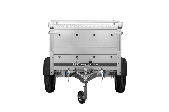 Jednonápravový přívěs 150x106 UNITRAILER GARDEN 150 KIPP s bočnicemi BIS a hliníkovou plachtou