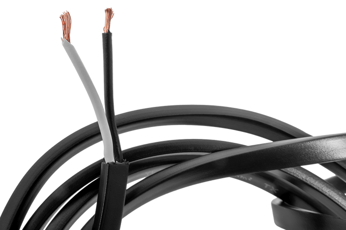 Dvoužilový plochý elektrický kabel TEXSIM YLY-Sp 2x0,75 - 1 m