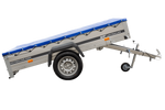 Lehký přívěs 230x125 UNITRAILER GARDEN 230 KIPP s rámem H-0 a modrým krytem