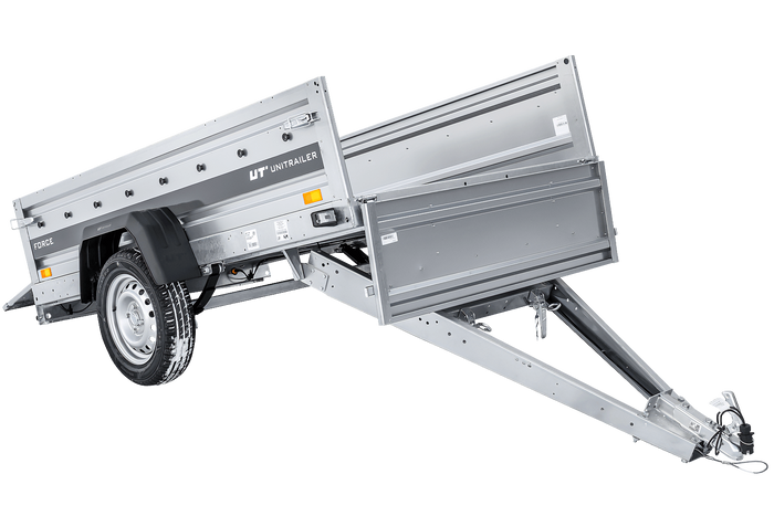 Přívěs na auto na pružinách 230x125 UNITRAILER FORCE 230/R KIPP