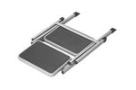 Skládací kempingový schůdek ProPlus 360823V01, dvoustupňový, 150 kg