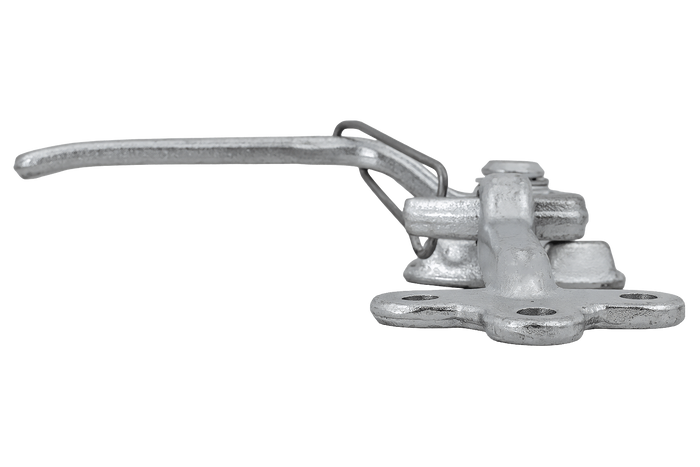 Pravé boční tažné zařízení s upevňovacím prvkem WINTERHOFF WV 20-R + WVG 20-A, kompletní uzavření strany přívěsu