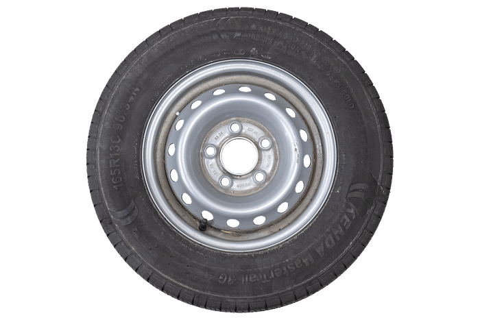 OUTLET Zesílené kolo pro přívěs PNEUMATIKA KENDA 165/80 R13C 96/94N RÁFEK KENDA 4.5Jx13"H2 5x112 ET:30
