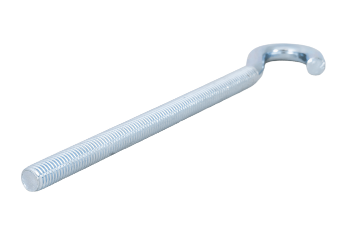 Stavební hák DROMET HZ M8x160 s otevřeným koncem (zahnutý)