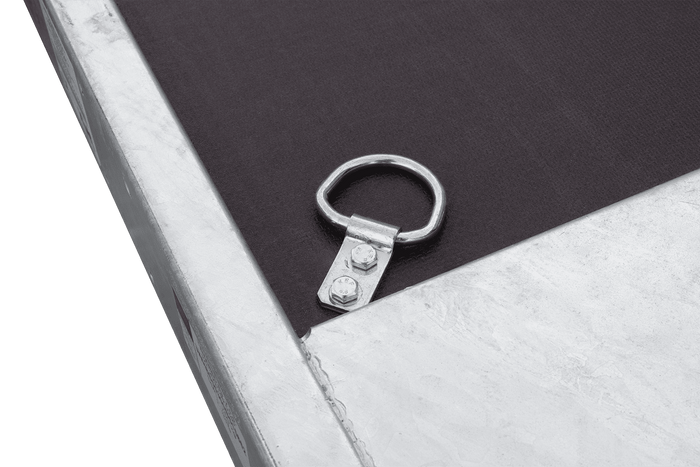 Lehký přívěs 230x125 UNITRAILER FORCE 230 KIPP s rámem H-1100 a šedou plachtou