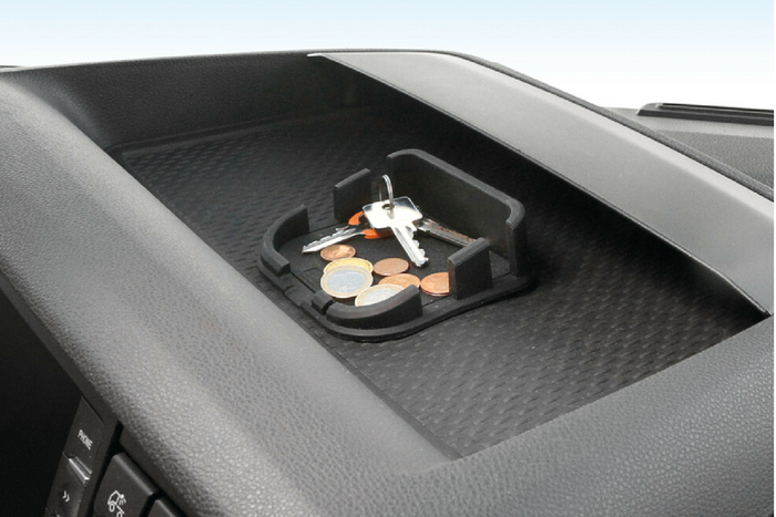 Podložka na telefon LAMP Phone-Mat silikonový organizér/držák do auta 110x110 mm