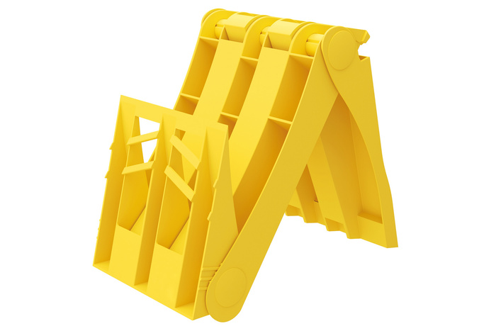 Klín pod kola LOKHEN ORIGAMY 36 v: 151 mm skládací