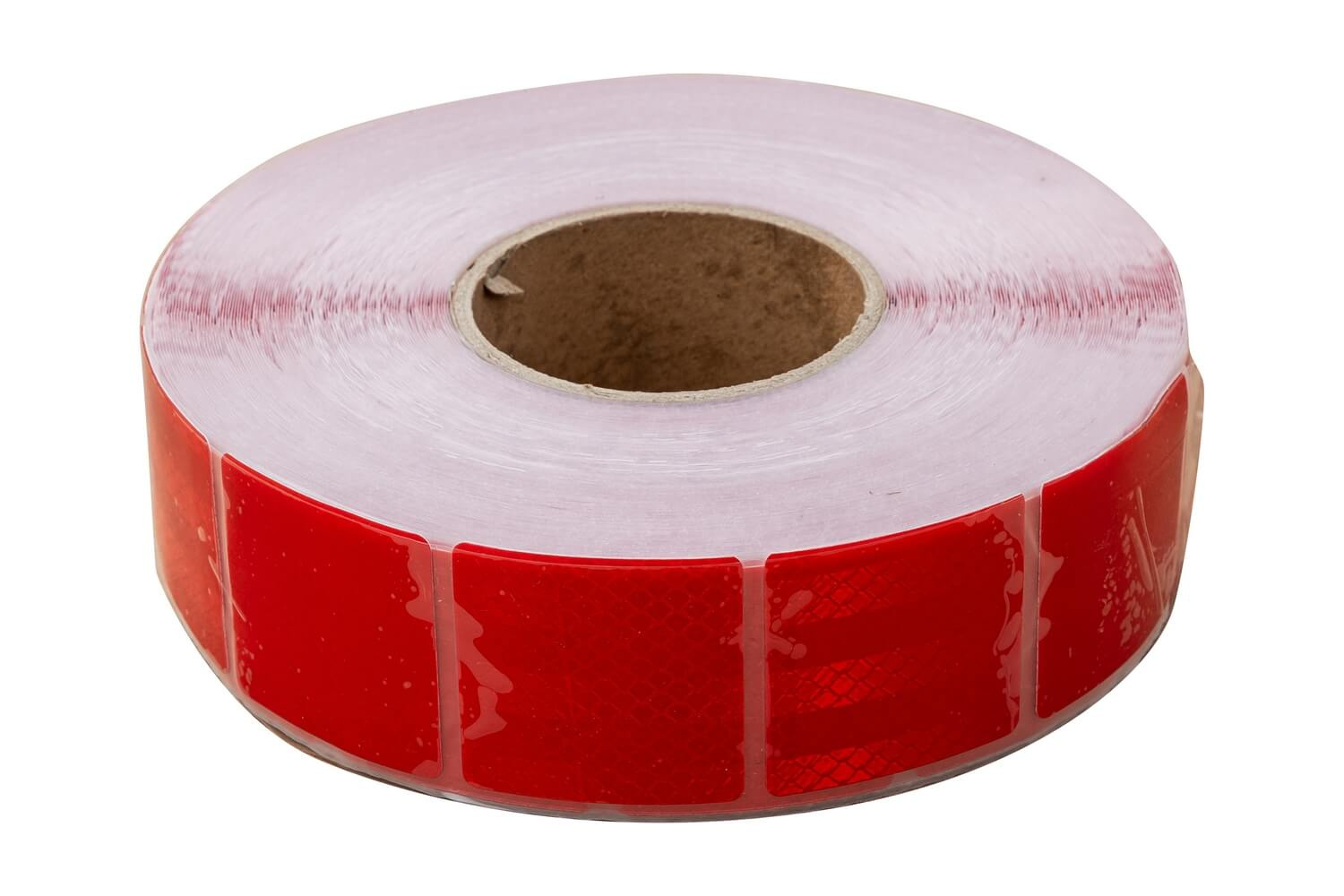 Reflexní páska obrysová červená v segmentech-role 45 m
