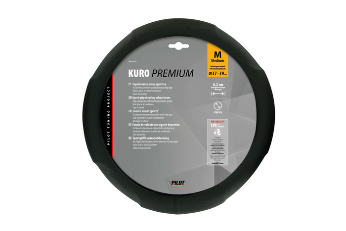 Kryt volantu LAMPA KURO 37-39 cm černý 