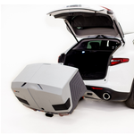 Towbox V3 Grey LED Edition - box na zavazadla montovaný na tažné zařízení