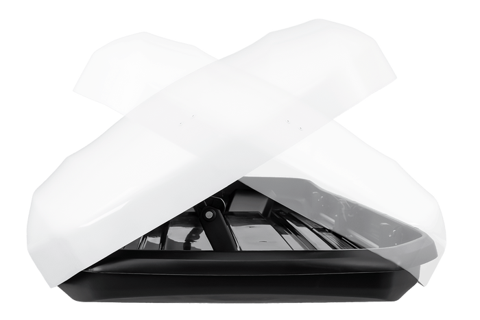 Střešní box Inter Pack Skugga L 660, lesklá bílá