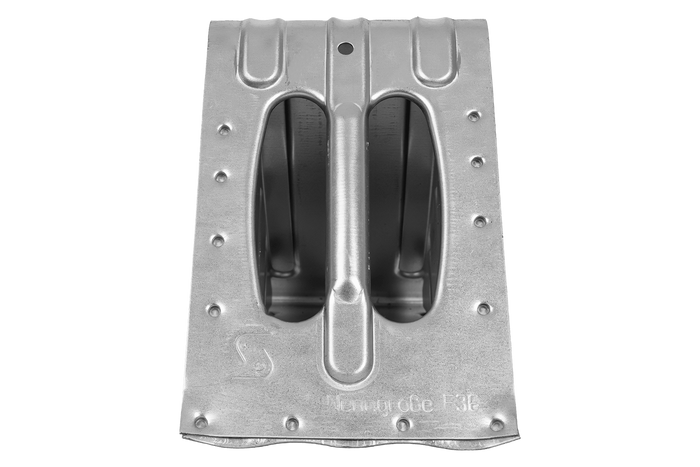 Klín pod kolo KNOTT G36, výška: 150 mm, kovový