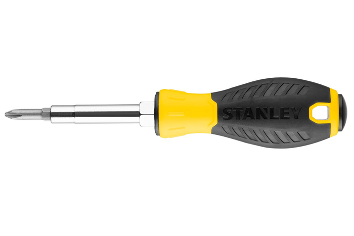 Šroubovák STANLEY 6-cestný, 3 bity / 6 hrotů