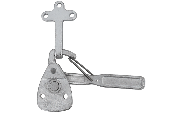 Levé boční tažné zařízení s upevňovacím prvkem WINTERHOFF WV 10-L + WVG 10-A, kompletní uzavření strany přívěsu