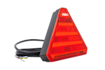 Zadní LED světlo WAŚ W245, univerzální, 6 funkcí