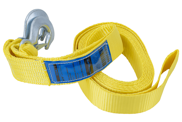 Tažné lano s háky Tažný popruh UNITRAILER 5m/50mm/4t žlutý