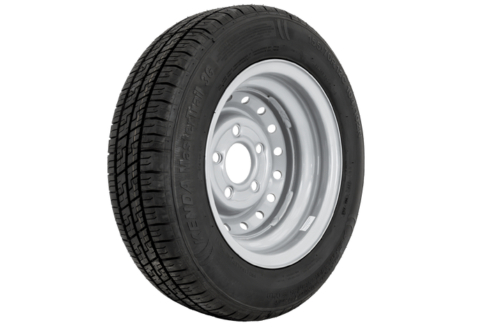 Vyztužené kolo pro přívěs TIRE KENDA 155/70 R12C 104/102N KENDA RIM 4,5Jx12"H2 5x112 ET:20