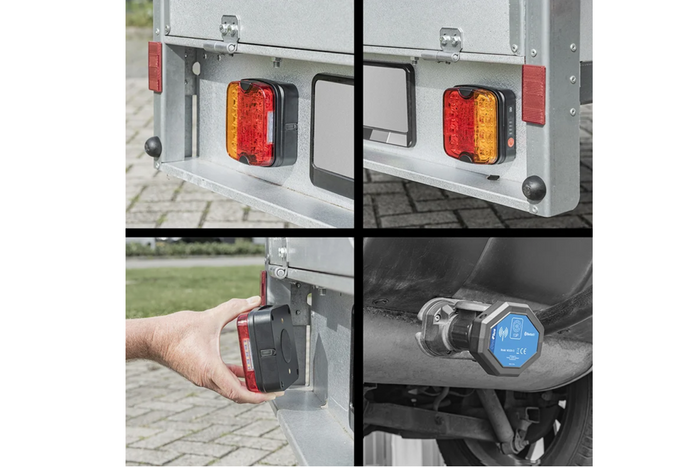 Zadní světla ProPlus LED 13-PIN 4 funkce levá + pravá, magnetická, Bluetooth