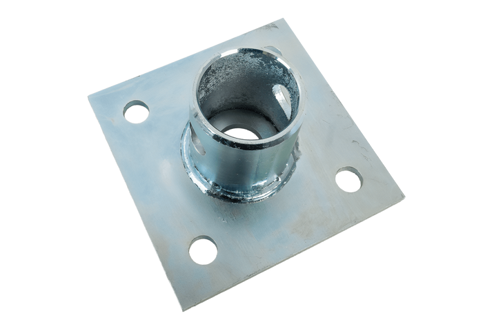 Rozšiřitelná podpěra s adaptérem UNITRAILER TJ5001+TJ5002A pro plošinový přívěs o hmotnosti 1300 kg 364-614 mm