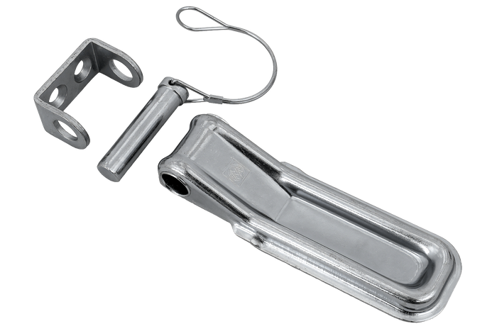 Boční pant s úchytkou a závorou WINTERHOFF BSCH 10-17-170+BSCHG 10-17-B+BSCHG 10-17-B kompletní boční montáž na přívěs