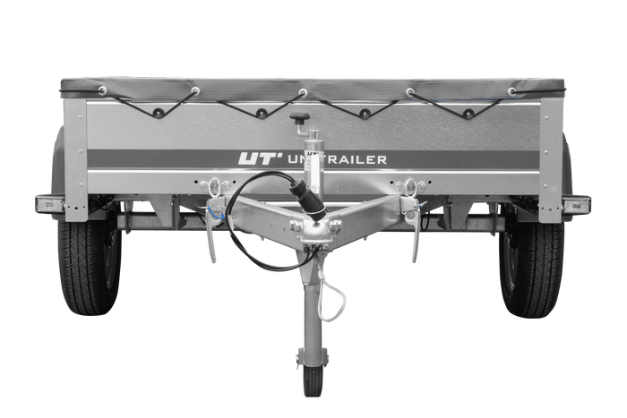Lehký přívěs 200x125 UNITRAILER GARDEN 201 KIPP s šedou plachtou