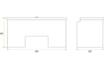 DE HAAN ECOLINE V box na nářadí 800x400x350mm 104l