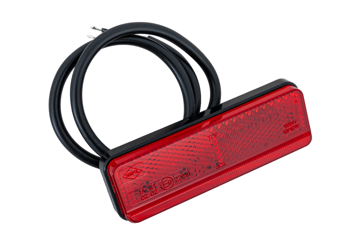 HORPOL LD 2437 LED obrysová svítilna červená univerzální SLIM