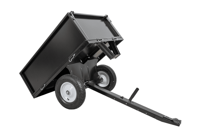 Zahradní přívěs za traktor, čtyřkolku UNITRAILER sklápěcí vozík 225 kg 1030x700 mm