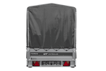 Přívěs za auto 264x125 UNITRAILER FORCE 264 KIPP s rámem H-1100 a šedou plachtou