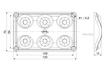 HORPOL LWD2154/CZ LED 990lm černá interiérová lampa do auta