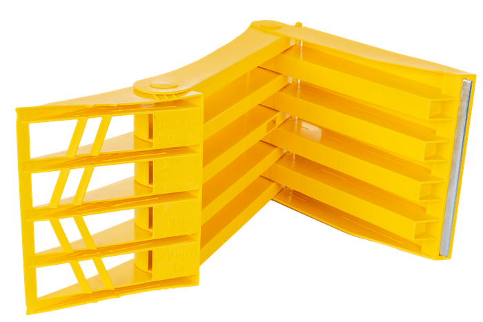 Klín pod kola LOKHEN ORIGAMY 56 v: 230 mm skládací