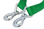 Tažné lano s háky HILLS tažný popruh 5m/60mm/6t zelený