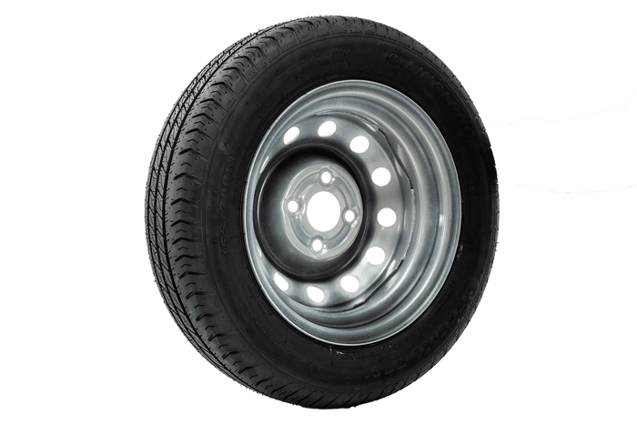 Sada dvou kol pro přívěsy UNITRAILER / TEMARED / AGADOS / VAPP / AUTOVIA  LINGLONG PNEU 155/70 R13 75N UNITRAILER RIMS 4Jx13" 4x100 ET:30