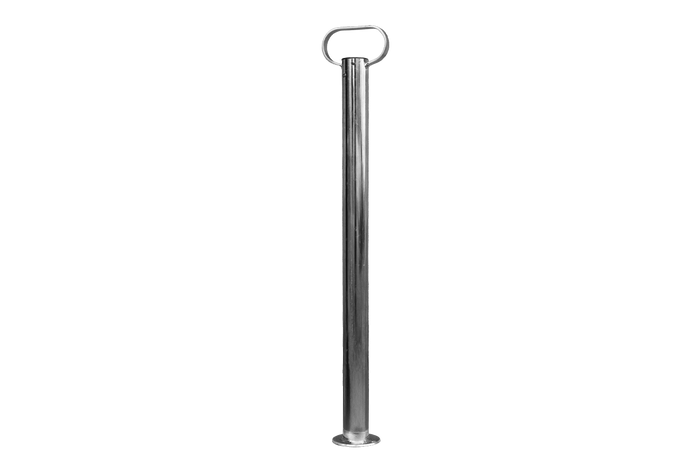 Pevná podpěra UNITRAILER pro plošinový přívěs o hmotnosti 150 kg 48 mm 685 mm