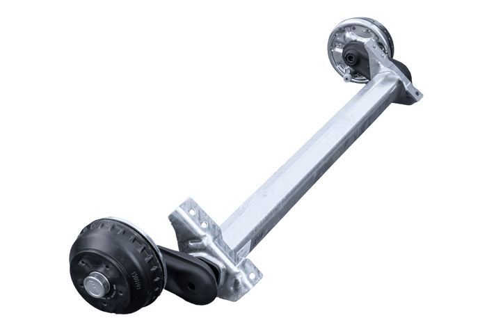 Brzděná náprava AL-KO COMPACT pro přívěs/nosič 1350 kg 1100 mm 1550 mm 5x112