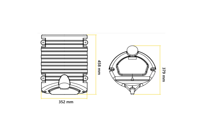 30l nádrž na vodu s rukojeťmi Sada LOKHEN pro přívěs autobusu s dávkovačem mýdla