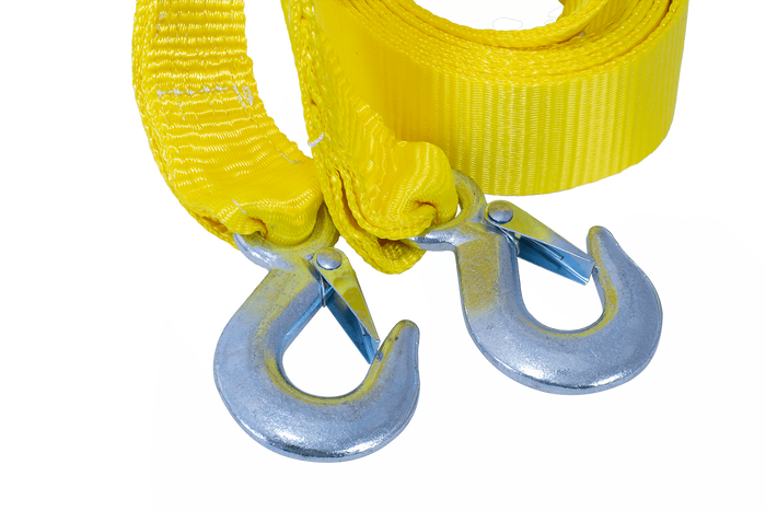 Tažné lano s háky Tažný popruh UNITRAILER 4,5m/50mm/3t žlutý