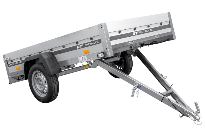 Přívěs s hliníkovými bočnicemi 230x125 Unitrailer Garden 230 KIPP ALU