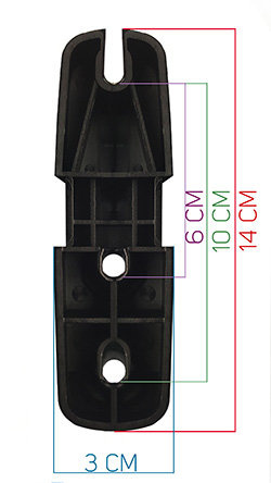 Univerzální svorky Flexi Fit (sada 4 ks) - montáž na střešní box