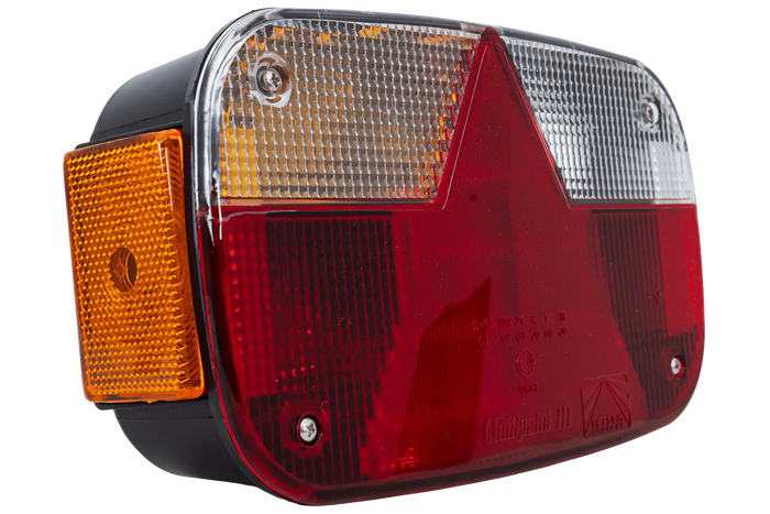 Zadní svítilna ASPÖCK Multipoint III, 8 funkcí, levá