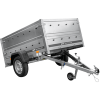 Lehký přívěs 200x125 UNITRAILER GARDEN 201 KIPP s bočnicemi BIS