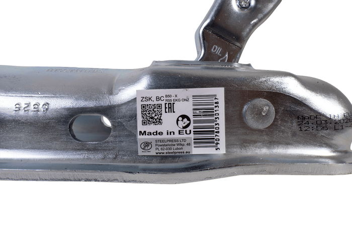 Kulové tažné zařízení STEELPRESS ZSK-1700D pro přívěs o hmotnosti 1700 kg s trubkovou ojí o průměru 50 mm