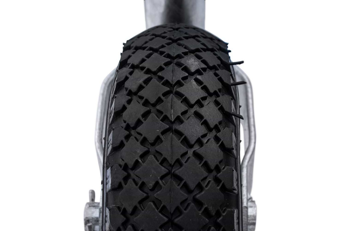 Podpěrné kolo KNOTT TK48, pneumatické kolo, 150 kg, 48 mm, 500–720 mm