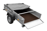 Lehký přívěs 200x125 UNITRAILER GARDEN 201 KIPP s šedou plachtou