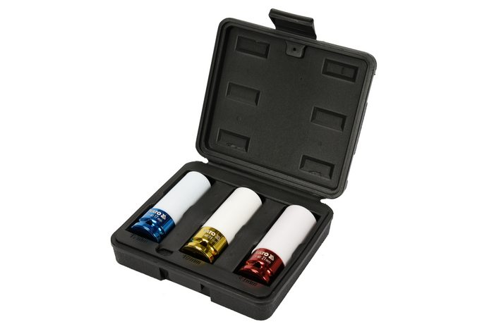 Rázové ořechy pro hliníková kola YATO YT-1056 17-21 mm 3 ks.