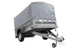 Jednonápravový přívěs 230x125 UNITRAILER FORCE 230 KIPP s rámem H-800 a šedou plachtou