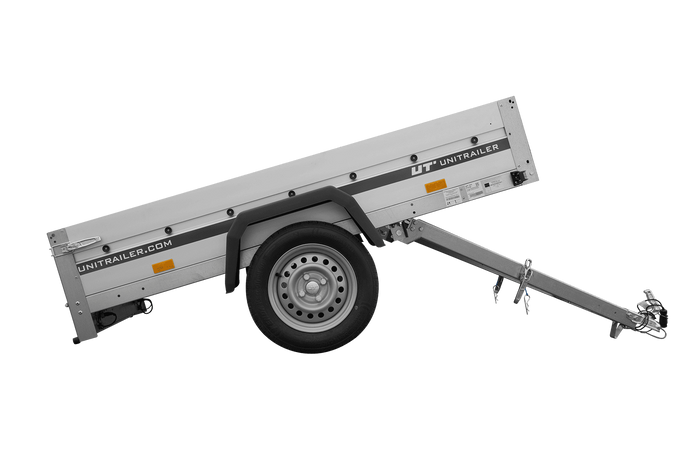 Přívěs s hliníkovými bočnicemi 200x125 Unitrailer Garden 201 KIPP ALU