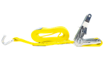 Sada čtyř žlutých přepravních pásů UNITRAILER 4m/35mm/2t s napínákem
