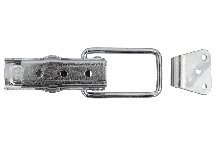 Boční tažné zařízení s upevňovacím prvkem STEELPRESS ZB-13A+Z-11A, kompletní boční zámek přívěsu s klíčem