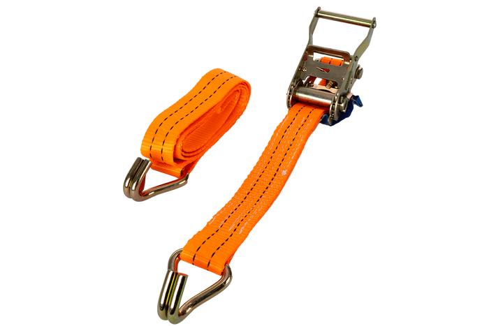 Sada čtyř oranžových přepravních pásů UNITRAILER 2m/35mm/2t s napínákem